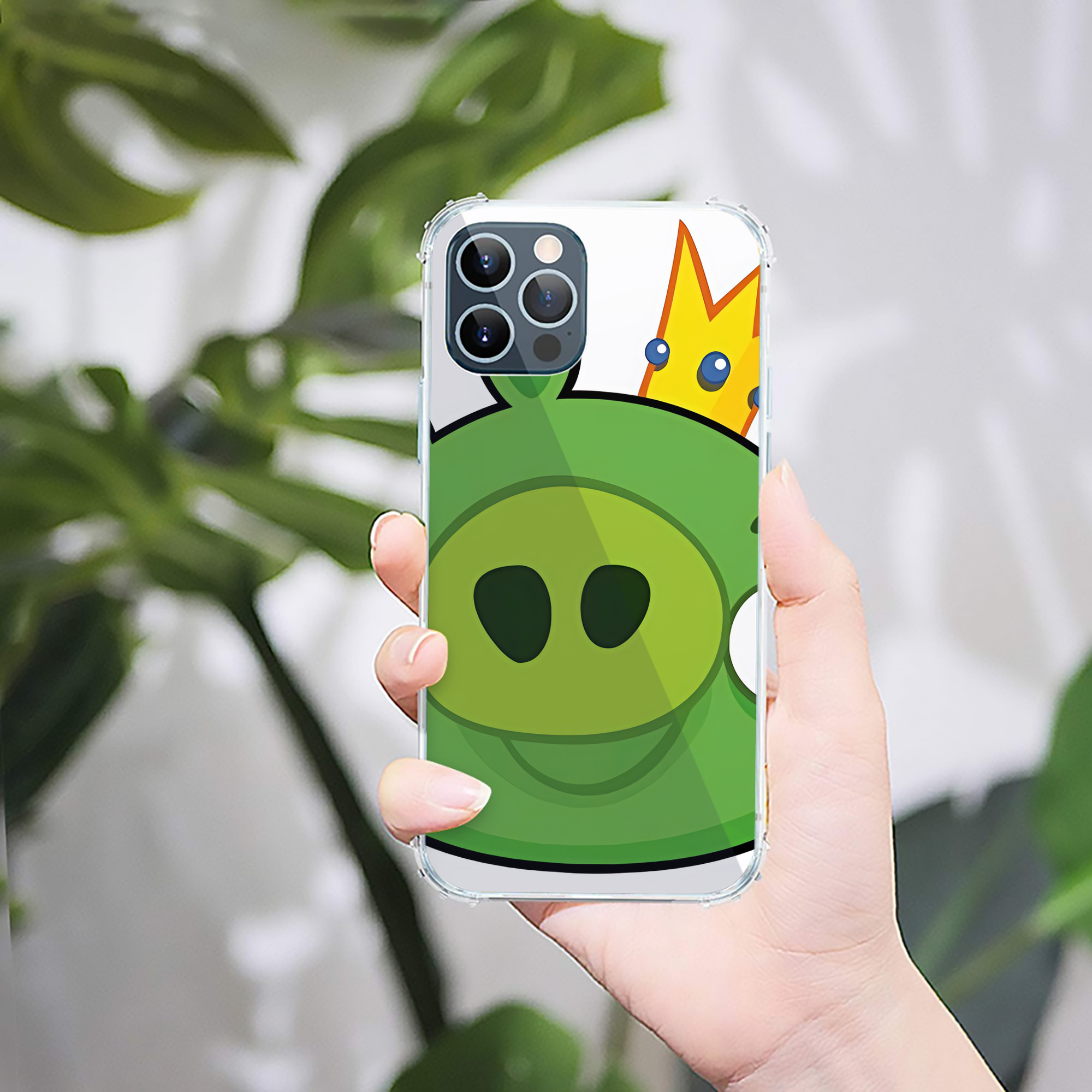 （画像用） Angry Birds アングリーバード 【iPhone 12シリーズ対応】透明スマホケース（クリアソフトケース）